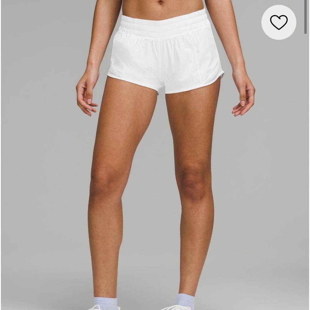 Hotty Hot Low Rise Lined Shorts 2.0 White